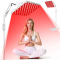 SUXIO Red Light Therapy for Face & Body, 165 Red LED Therapy Lamp, Red Light Therapy Panel with Remote, Deep 660nm  820nm Near 