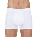 PROTECHDRY - Washable & Reusable Urinary Incontinence Cotton Boxer Brief Underwear for Men, White Large