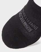 32 DEGREEES Men's 6 Pack Comfort No Show Socks | Anti-Odor | Cushioned Heel | Arch Support | Active | Casual | Work, Black, Medi