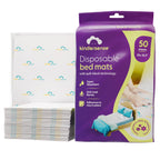 KinderSense Ultra Absorbent Disposable Bed Pads for Potty Training 36 x 30 (50 Count) - Bedwetting Mat & Mattress Protector - In