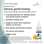 Radiation Burn Relief Spray - Calendula Spray for Radiation Treatment, Unscented, Fragrance Free, Natural Organic Plant Based Mo