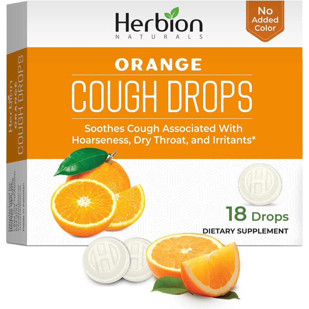 HERBION Naturals Cough Drops, Dietary Supplement, Soothes Cough, for A ...