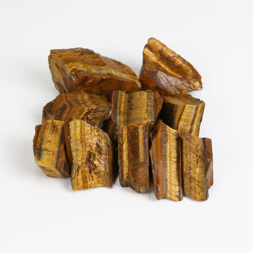 Nvzi Raw Tiger Eye Stone, Crystals and Healing Stones, Bulk Crystals, Rocks for Tumbling, Raw Crystals Bulk, Amathesis Crystal,