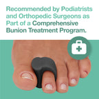 ZenToes Gel Toe Separators for Overlapping Toes, Bunions, Big Toe Alignment, Corrector and Spacer - 4 Pack (Black)