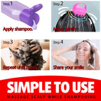 Cbiumpro Scalp Massager, Hair Shampoo Brush, Scalp Brush, Scalp Scrubber for Dandruff Removal, Ultra Soft Silicone Scalp Exfolia
