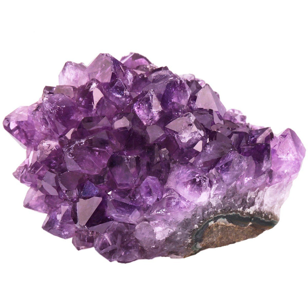 Rockcloud Healing Crystal Kit,Rock Crystal,Rose Quartz Guardian Angel,Palm Stones,Natural Raw Amethyst Cluster,7 Chakra Bracelet