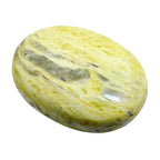 Serpentine Crystals and Healing Stones - Large Palm Stone Crystals Piedra - Crystal for Good Luck, Balanced Positive Energy, Med