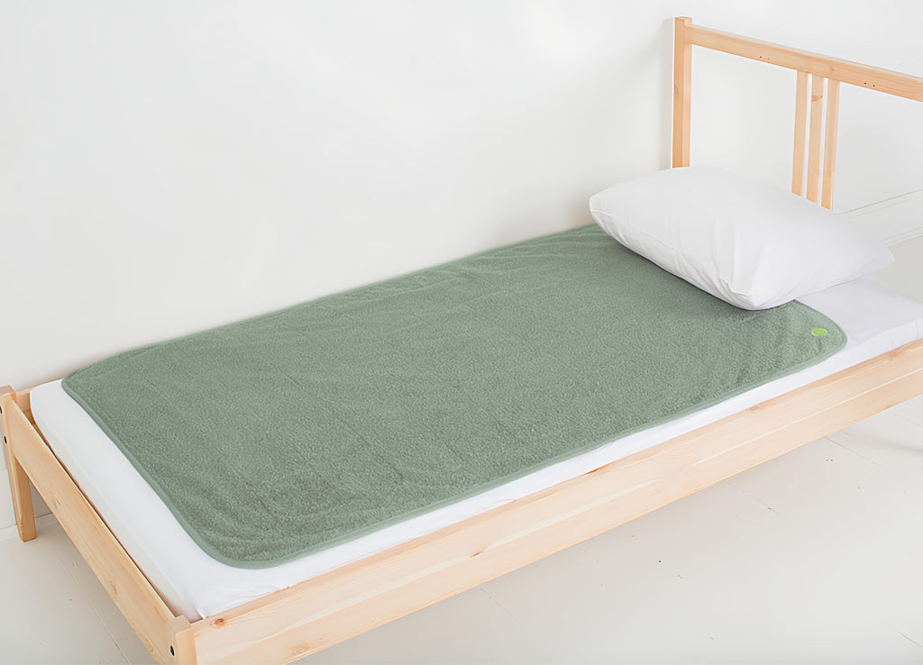 PeapodMats Bedwetting & Incontinence Waterproof Bed Mat - Reusable Underpad. Secure Placement & Breathable. Washable. Enviro Fri