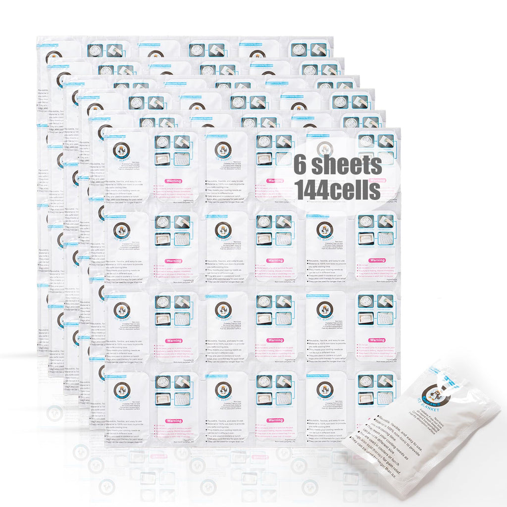 Shipping Cold Packs Dry Ice for Shipping Frozen Food, Flexible Cold Ice Pack Sheets for Coolers, Long Lasting Freezer Ice Packs 