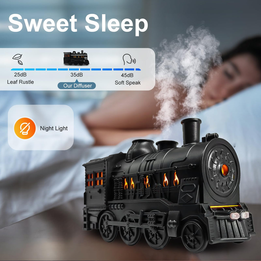 Jpord Train Diffuser 300ML, Essential Oil Diffuser for Home Scent Aromatherapy Diffuser with Remote Control, Jellyfish Diffuser
