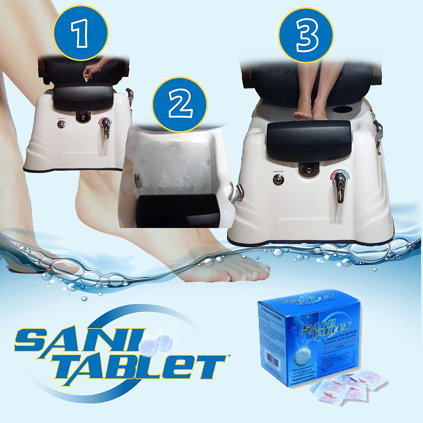 SANI CARE Sani-Tablet 100 Tablets (Model: SAN0100) by Sanicare