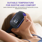 OSITO Eye Massager with Heat,Eye Massage Mask with Compression,Rechargeable Eye Massager for Dark Circles Eye Dry Eye Strain Eye