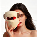 ARIVEA 4D Red Light Therapy Mask for Face  Wireless & Rechargeable 288 LEDs Face Mask with 3 Modes (Red, Blue, NIR), Lightweigh