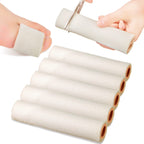 6 Pieces Foam Toe Sleeves Foam Tube Toe Protectors Toe Bandages for Toe Foam Sleeve or Toe for Bunion, Hammer Toe, Callus Corn, 