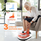 Wedpun Foot Massager with Heat Shiatsu Foot Massager with Remote Deep Relief for Tired Muscles Electric Feet Massage Machine for