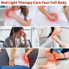 Red Light Therapy for Face Body, 5 Heads Red Infrared Light Therapy Device, 7Colors Full Body Red Light Therapy Devices, 660nm a