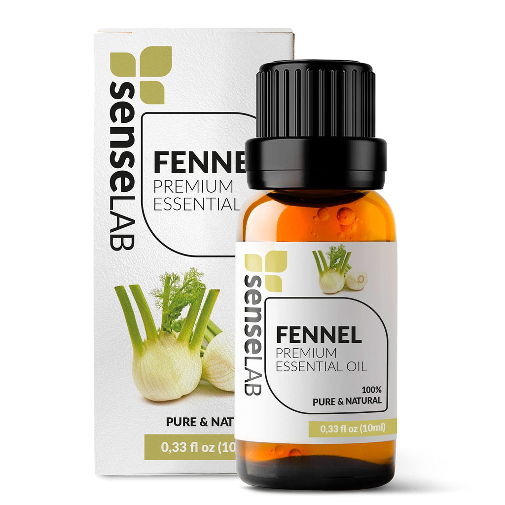 SenseLAB Fennel Essential Oil - Focus and Productivity - 100% Pure Extract Fennel Oil Therapeutic Grade for Aromatherapy Diffuse