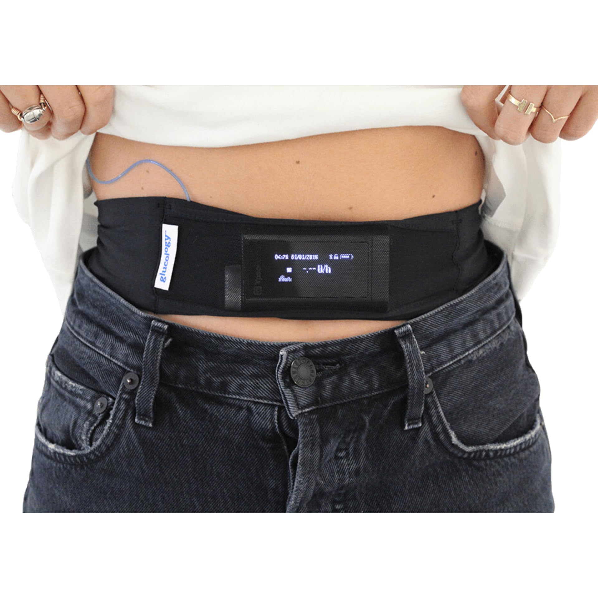 Glucology Insulin Pump Waist Belt | Fanny Pack for Running or Travel - Diabetes Supplies Pouch and Accessories for Men and Women