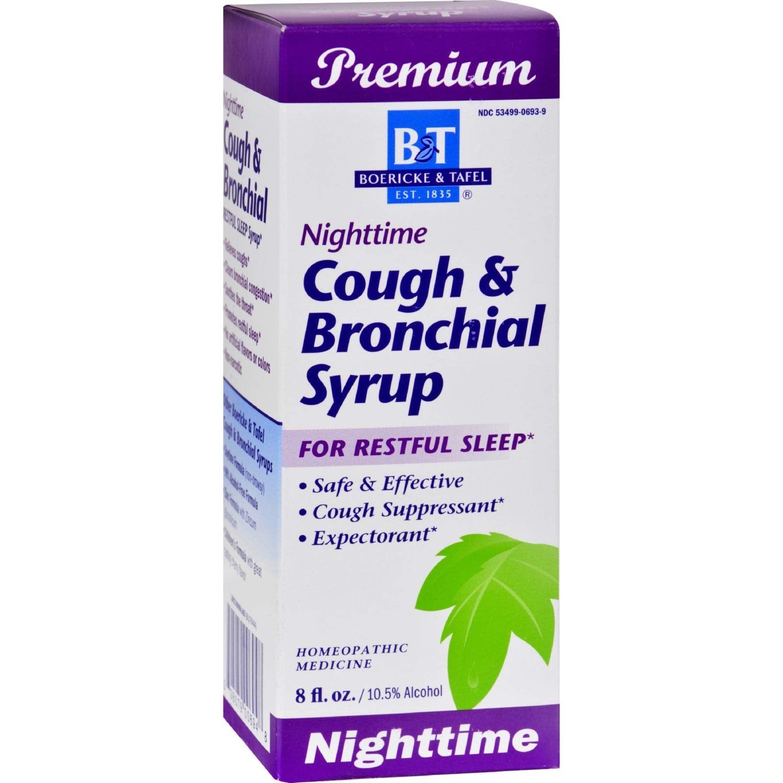 Boericke & Tafel Cough&Bronch Syrup Night 8 Fz
