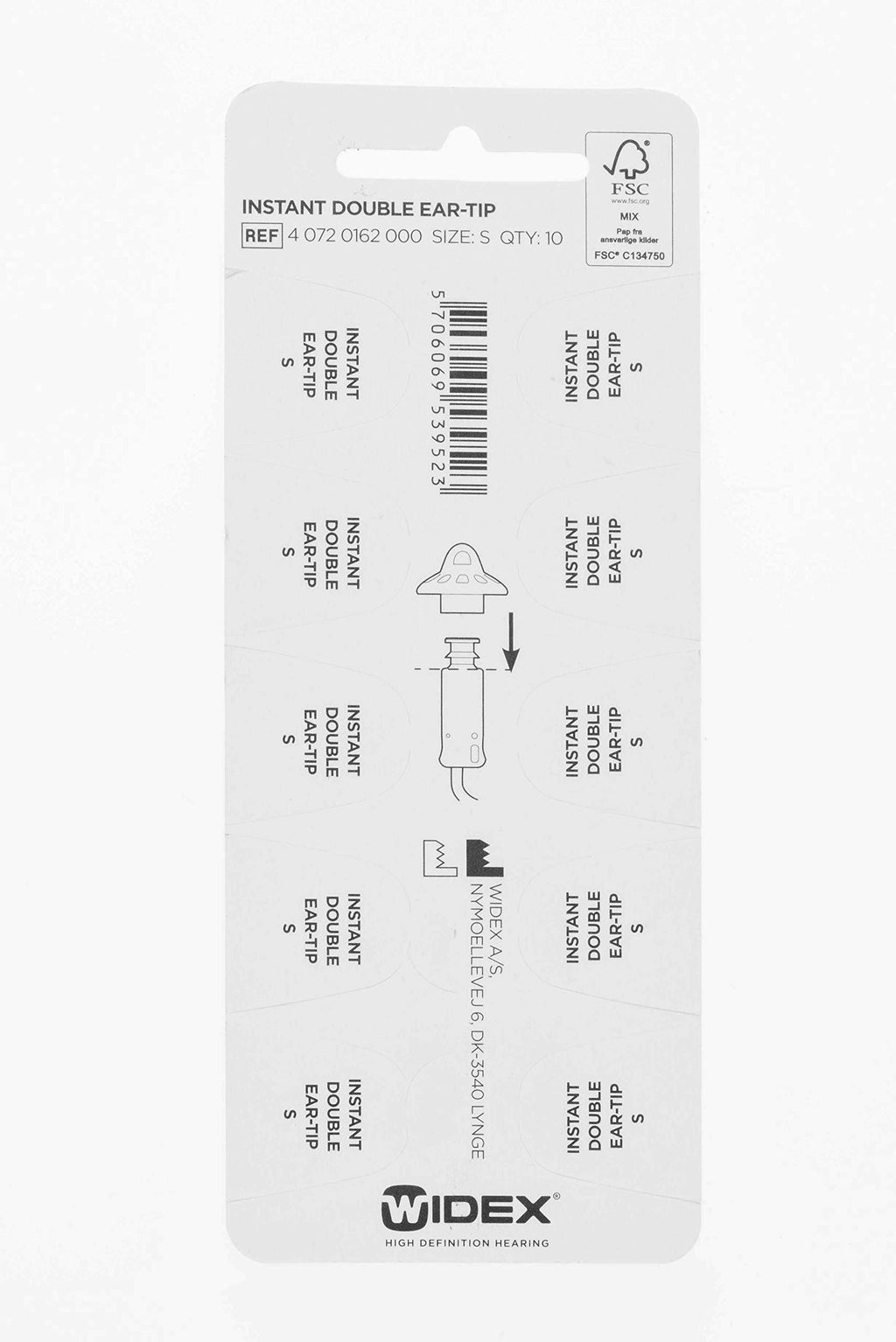 Widex Easywear Instant Double Ear Tip (Small)