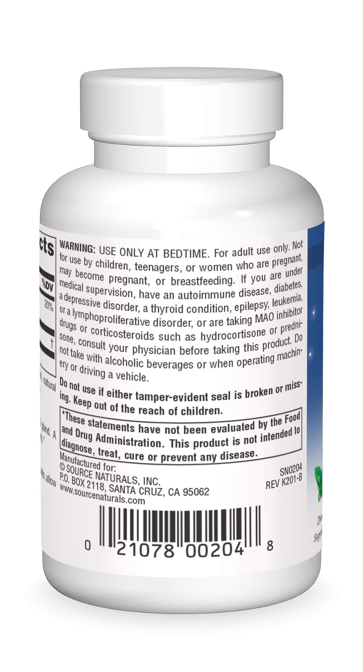 Source Naturals Melatonin, Sleep Supplement, 2.5 mg - 240 Peppermint Flavored Lozenges