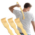 Renook Back Scratcher Bamboo - 3 PCS 17   Wooden Back Scratchers Long Handle,Back-Scratcher for Men, Women & Kids, Body Itchin