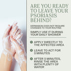 Dermabon Psoriasis Cleanser, Seborrheic Dermatitis & Eczema Soap | Dermatologist Recommended | 2% Coal Tar - Soothes Itching, Re
