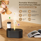Waterless Diffuser for Home Essential Oil Diffuser, Aromatherapy Diffuser, Portable Scent Diffusers, 3 Mist Modes, Cycle Start f