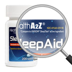 HealthA2Z Sleep Aid | Doxylamine Succinate 25mg | (200 Counts (Pack of 1))