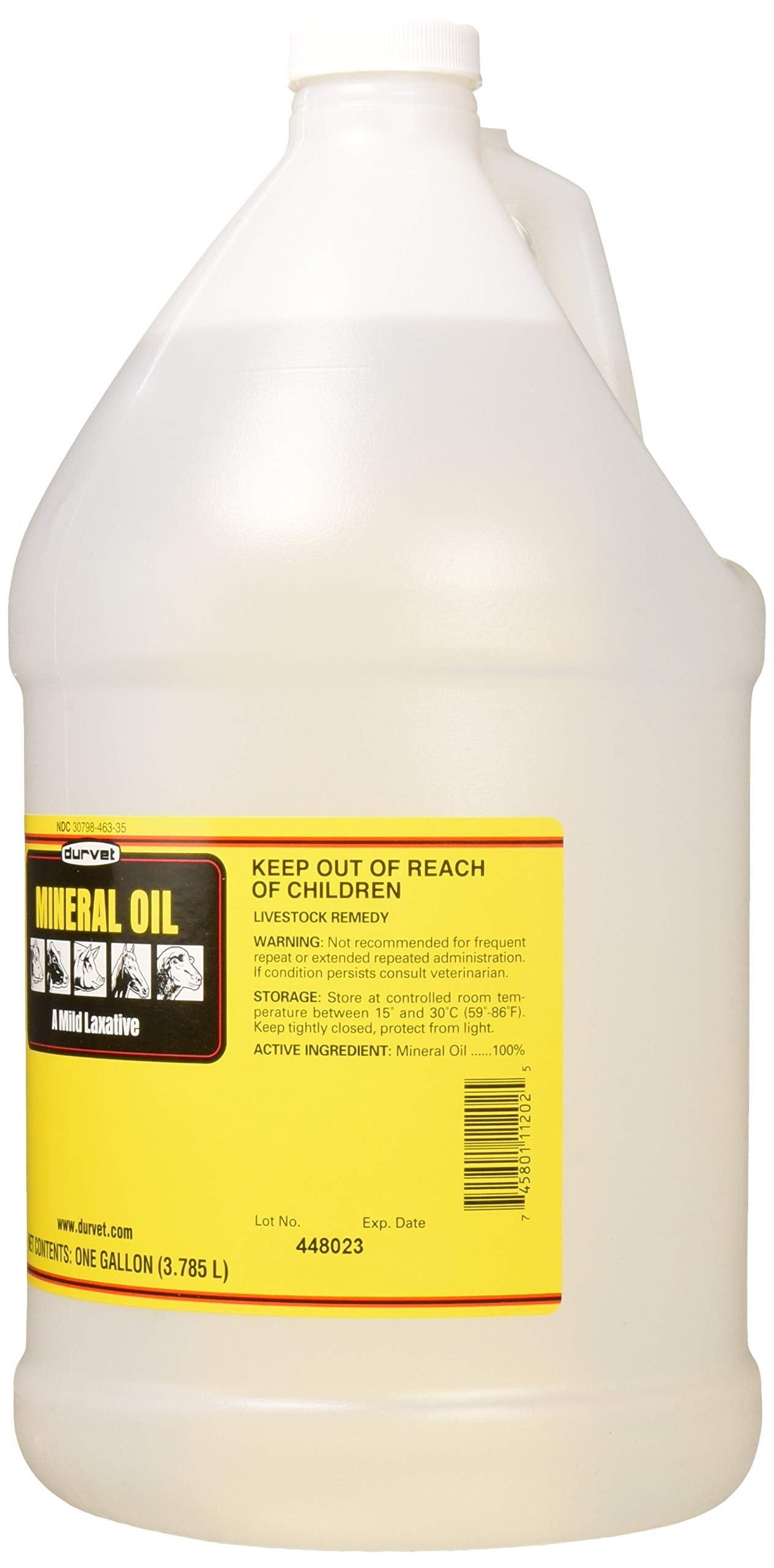 Durvet, Mild Laxative Mineral Oil, 1Gallon/3.785L