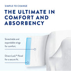 Prevail AIR Overnight Incontinence Briefs with Tabs - Unisex Adult Disposable Diaper with Overnight Absorbency - Size 1, 20 Coun
