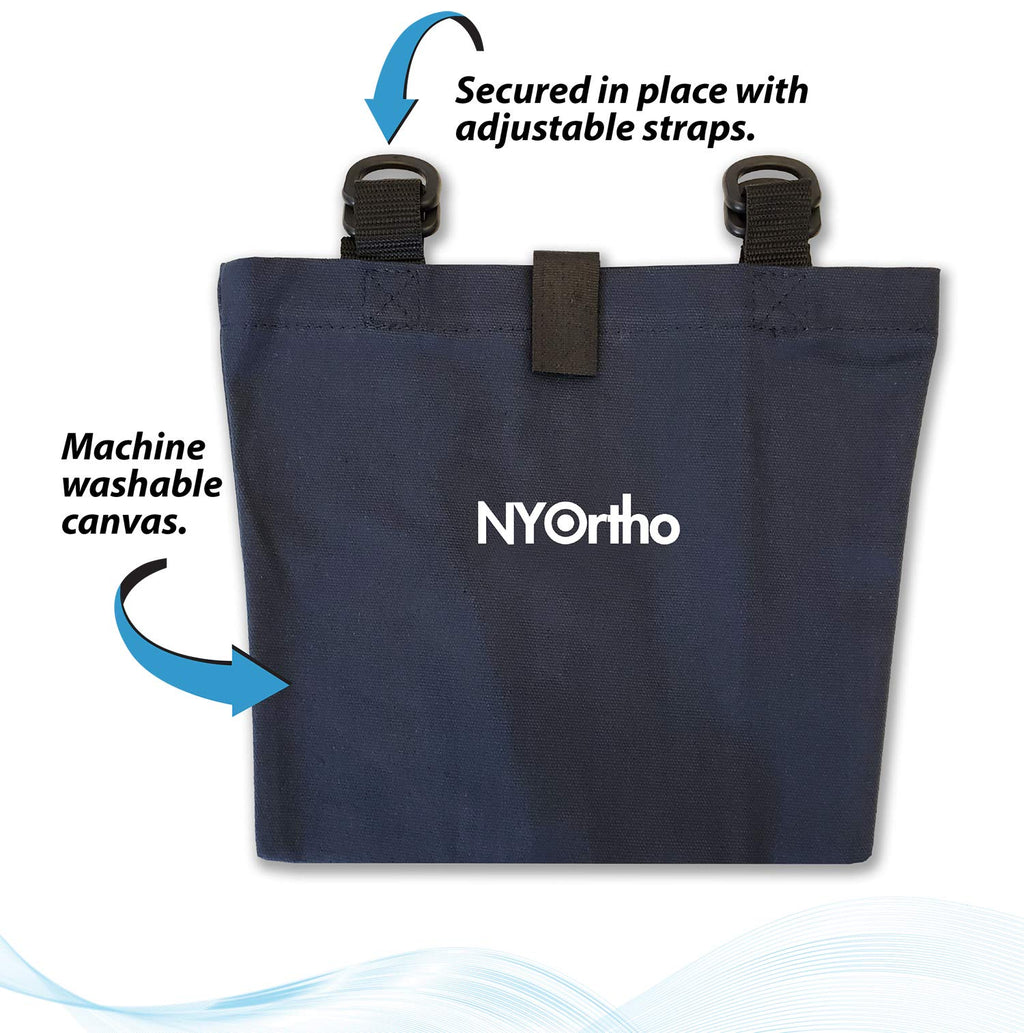 NYOrtho Urine Drainage Bag Holder - Privacy Canvas Covers with Adjustable Straps for Urine Bags, Nephrostomy Bags, Foley Bags, C