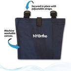 NYOrtho Urine Drainage Bag Holder - Privacy Canvas Covers with Adjustable Straps for Urine Bags, Nephrostomy Bags, Foley Bags, C