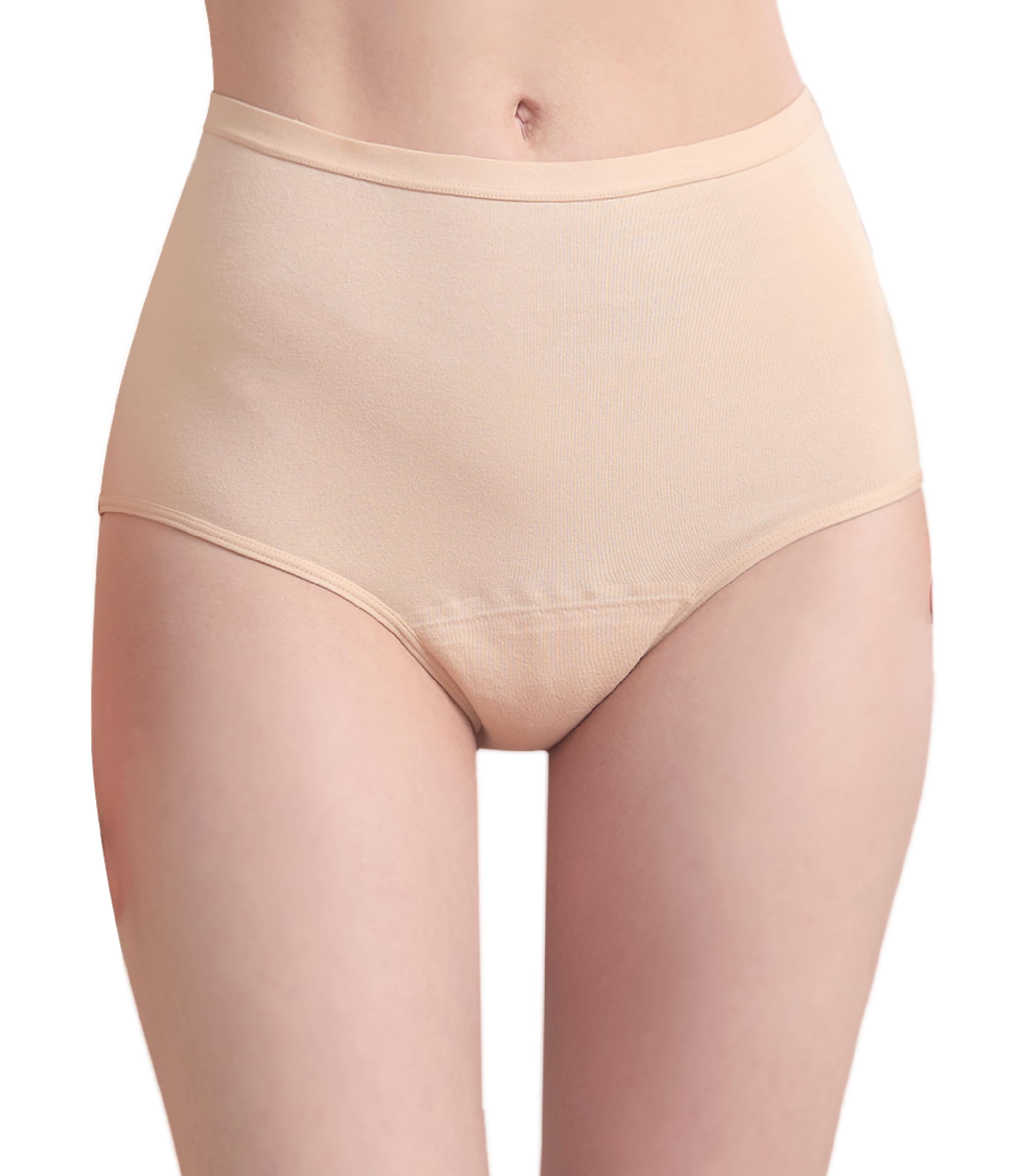 IRISMORII Urinary Incontinence Postpartum Underwear for Women Washable Leak Proof Odor Control 56ml Absorbency Brief 1 Pack (Ski