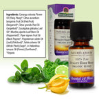 Natures Answer 100% Pure Organic Essential Oil Blend, 0.5-Ounce, Vitality Ener-Boost