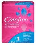 Carefree Acti-Fresh Regular 54 Count Liner To Go (6 Pack)