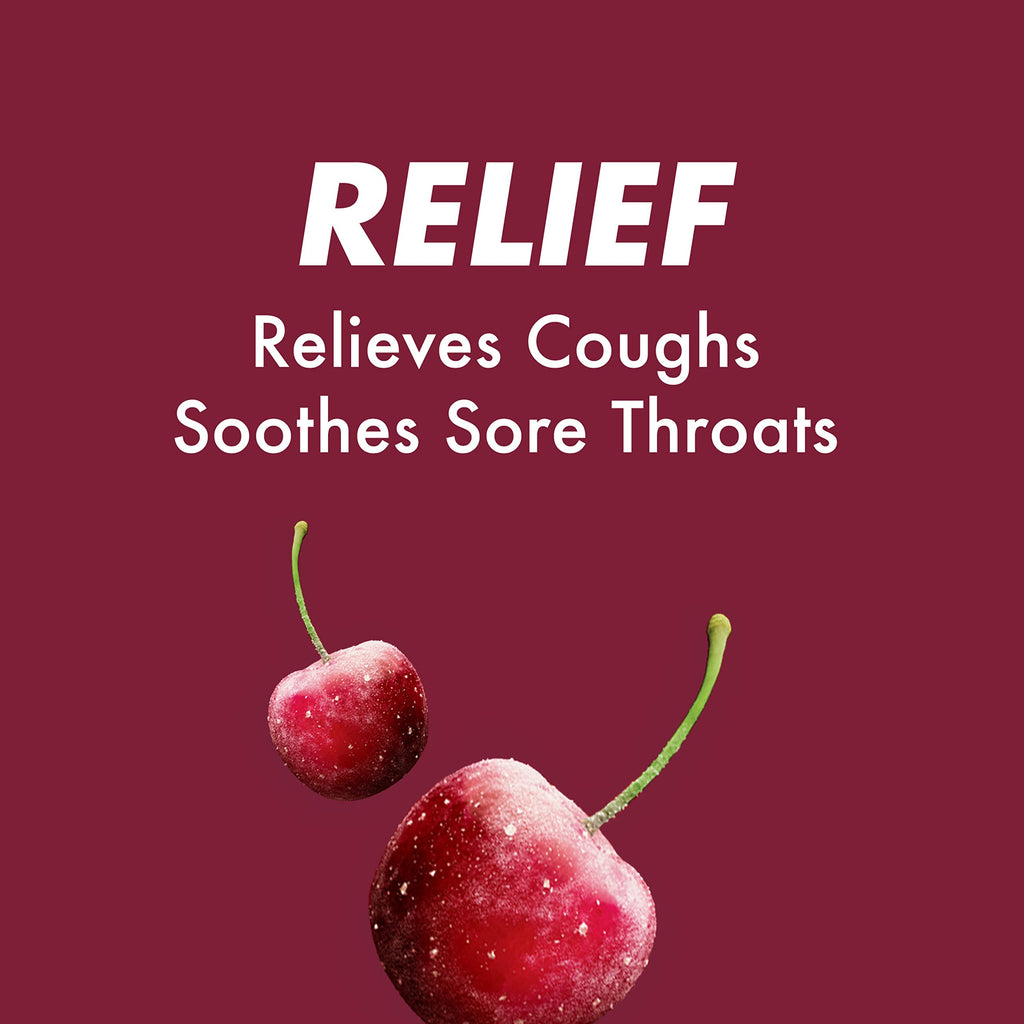HALLS Relief Black Cherry Sugar Free Cough Drops, 12 Packs of 25 Drops (300 Total Drops) 25 Count