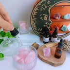 LAIDANLA Rose Quartz 2'' Natural Rough Stones Crystal Large Raw Crystals Bulk Healing Gemstones for Reiki Healing Tumbling Fount