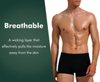 AIRCUTE Washable Absorbent Urinary Incontinence Underwear for Men, Soft Leak Proof Boxer Briefs for Bladder Leakage 60ML (5X-Lar