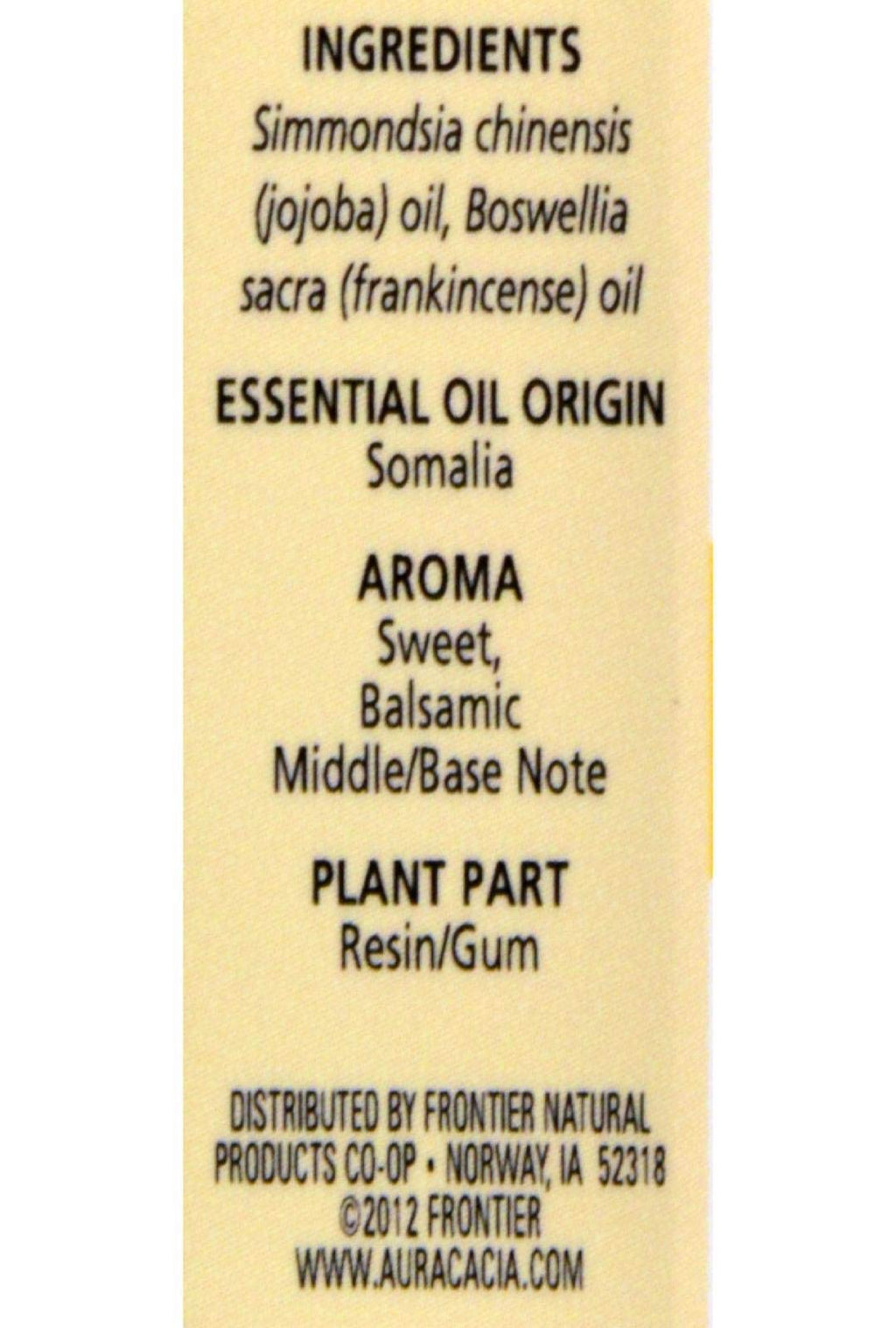 Aura Cacia Precious Essential Frankincense Jojoba, 0.5 Ounces