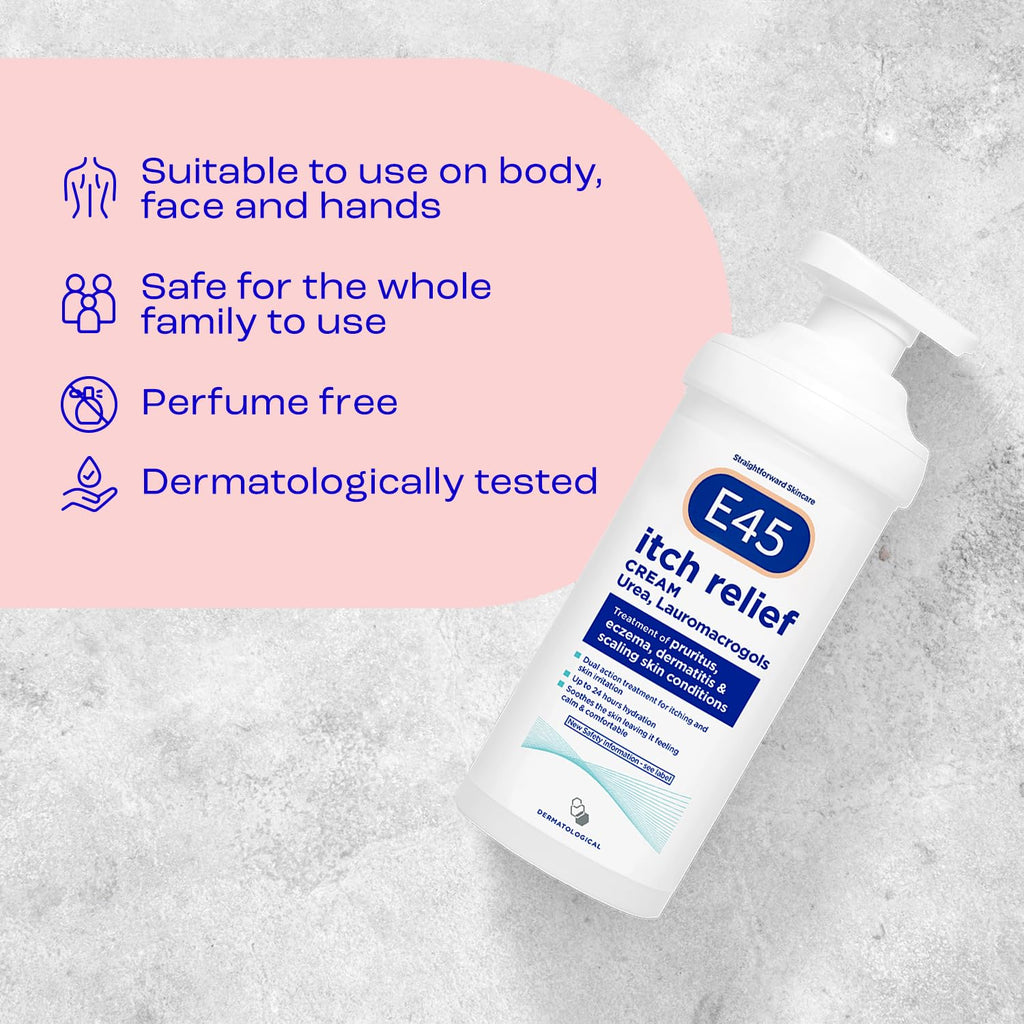 E45 Itch Relief Cream 500G