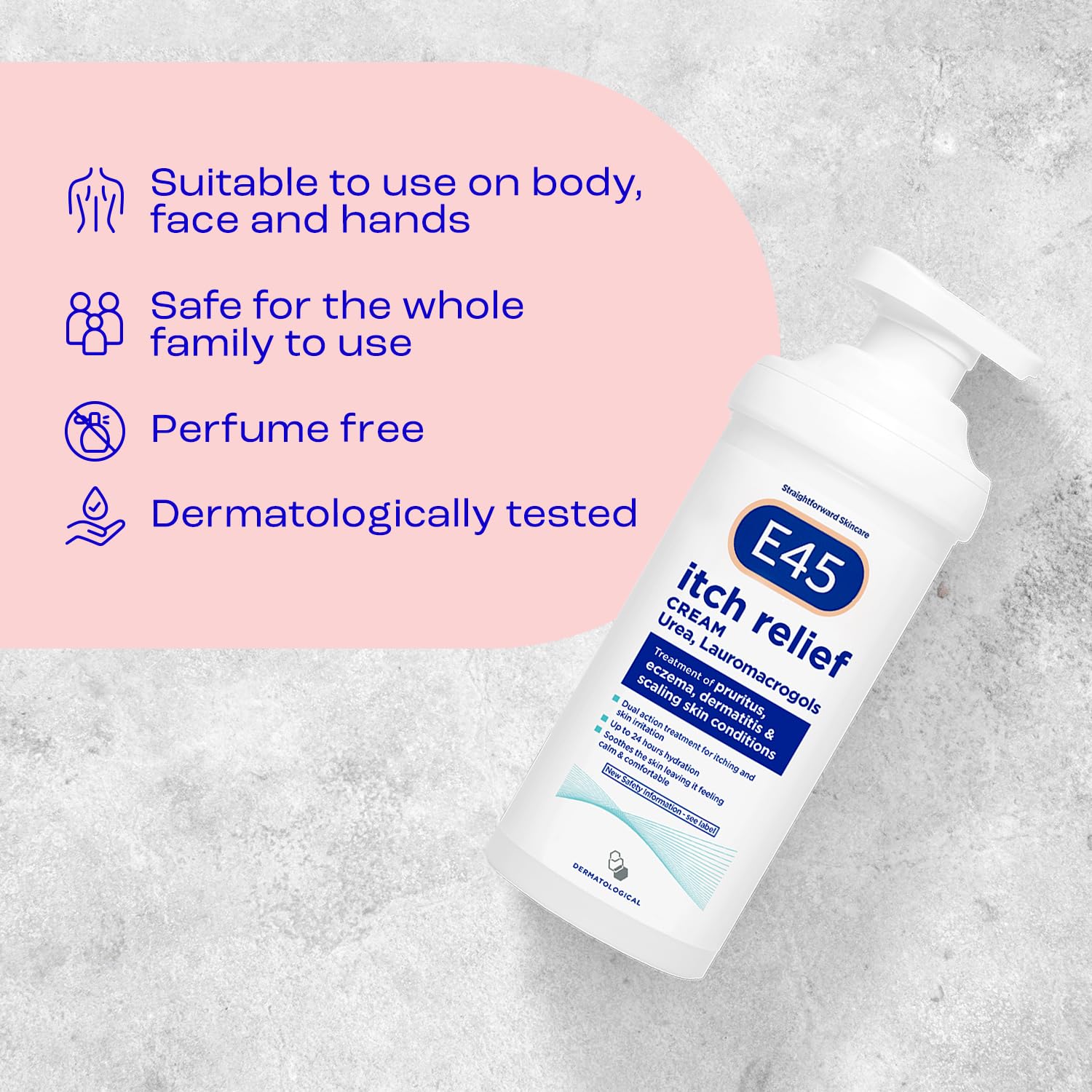 E45 Itch Relief Cream 500G
