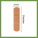 McKesson Adhesive Bandages, Sterile, Fabric Strip, 1 in x 3 in, 100 Count, 1 Pack