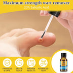 ENERIDEA Wart & Corn Remover Liquid with Salicylic Acid, Fast Acting Wart Removal for Plantar Wart, Flat Wart, Common Wart, Corn
