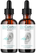 LIVORKA ZenCortex Drops, Liquid Supplement for Ear Health, Supports Healthy Hearing, 2 Bottles for 60 Days - Pack of 2