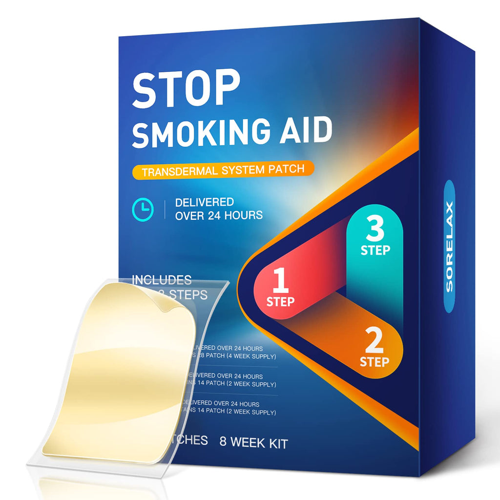 Tuwyfe ?56 Patches? Smoking Aid Stop Smoking Patch, Easy and Effective Anti-Smoking Stickers Step 1 2 and 3 - Best Product to Qu