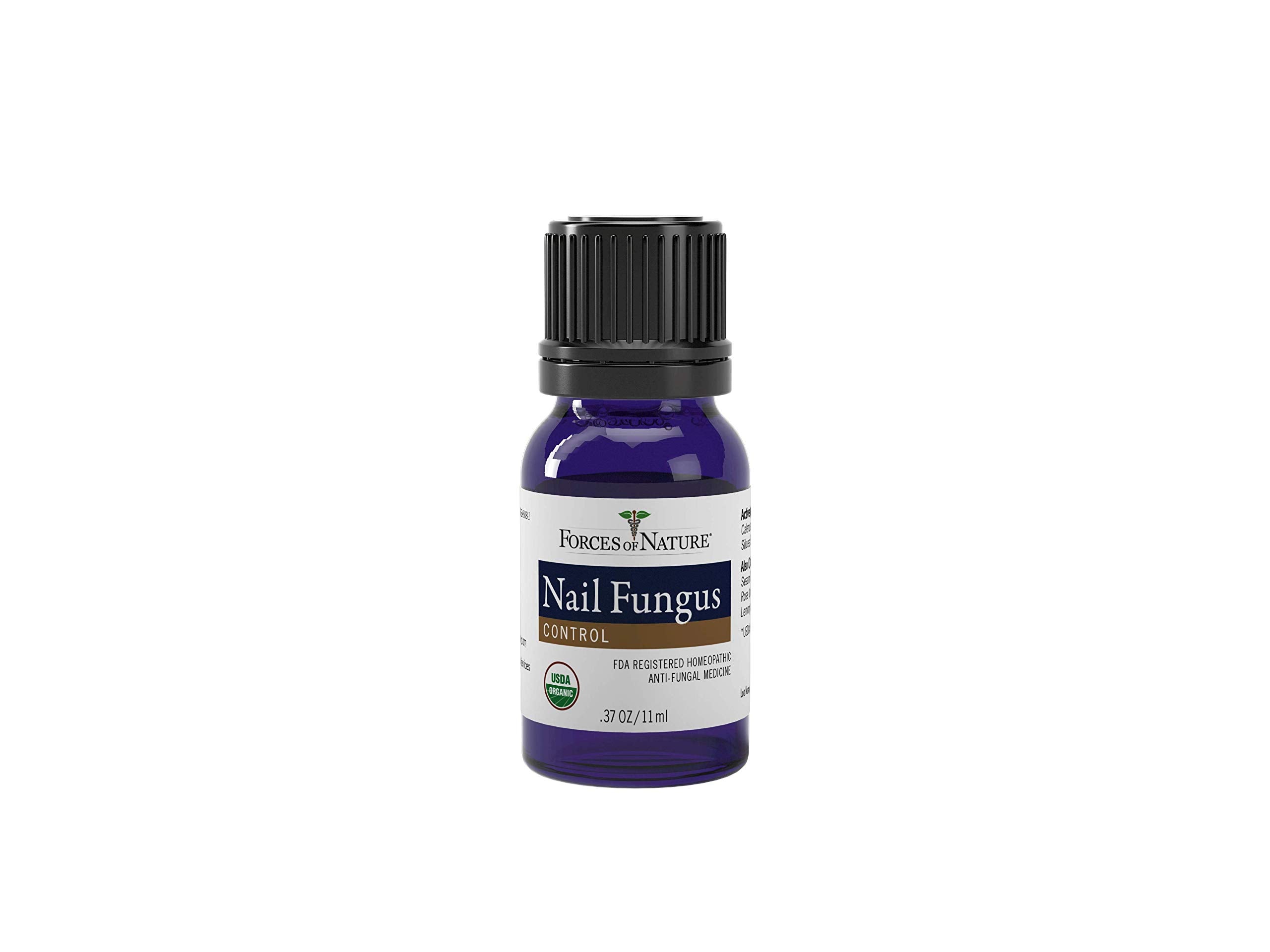 Forces of Nature -Natural, Organic Nail Fungus Treatment (11ml) Non GMO, No Harmful Chemicals, Nontoxic -Fight Damaged, Cracked,