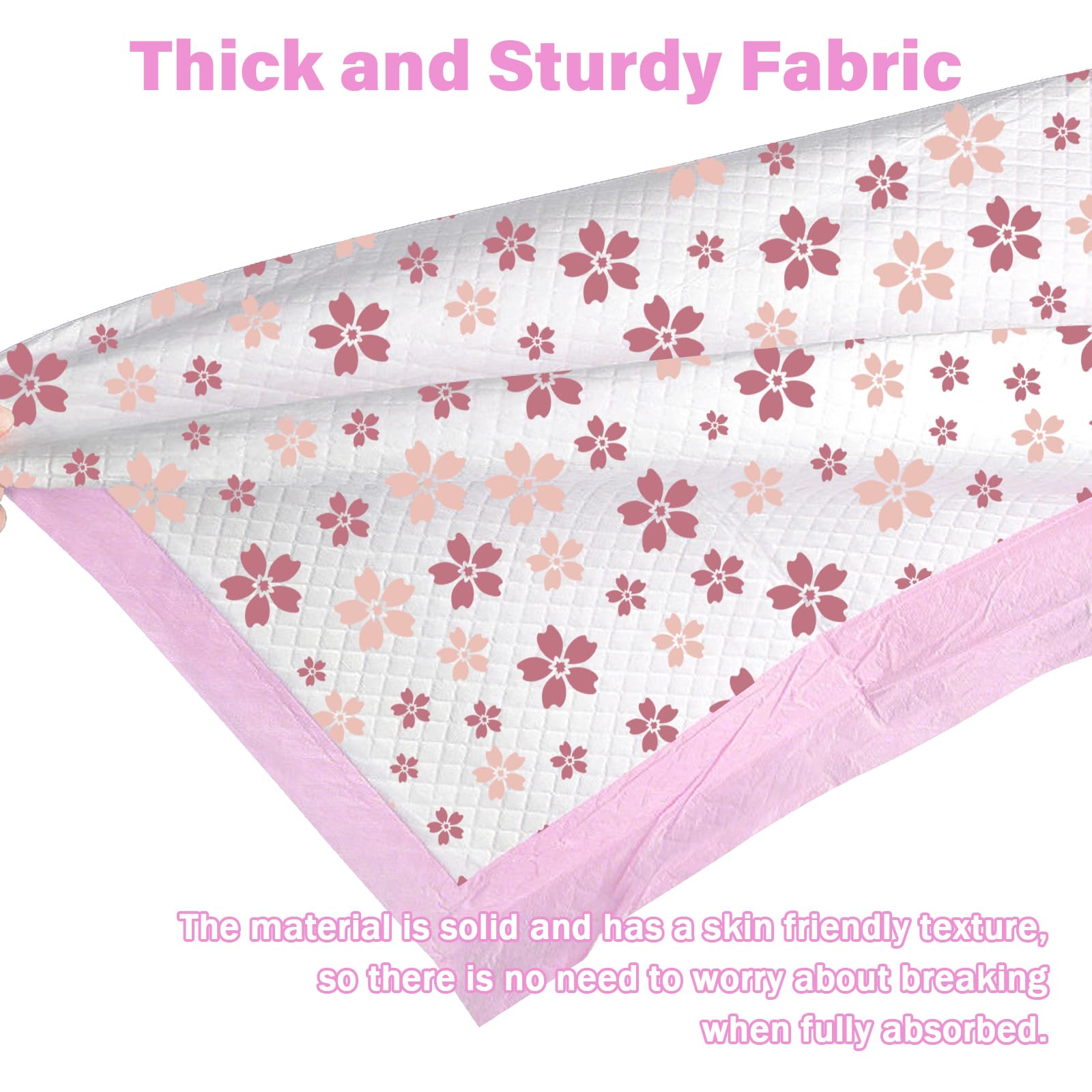 FORYEE Disposable Changing Pads for Baby 13 x 17 Inches Disposable Underpads Incontinence Bed Pads with High Absorbent Leak-Proo