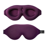 ALASKA BEAR 100% Blackout Sleep Mask for Women and Men, 3D Pillowy Soft Light Blocking Eye Mask with Contoured Eye Cups, Earplug