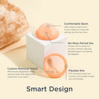 Saalt Menstrual Disc - Soft, Flexible, Reusable Medical-Grade - Removal Notch - Tampon Alternative - Made in USA - Lasts 10 Year
